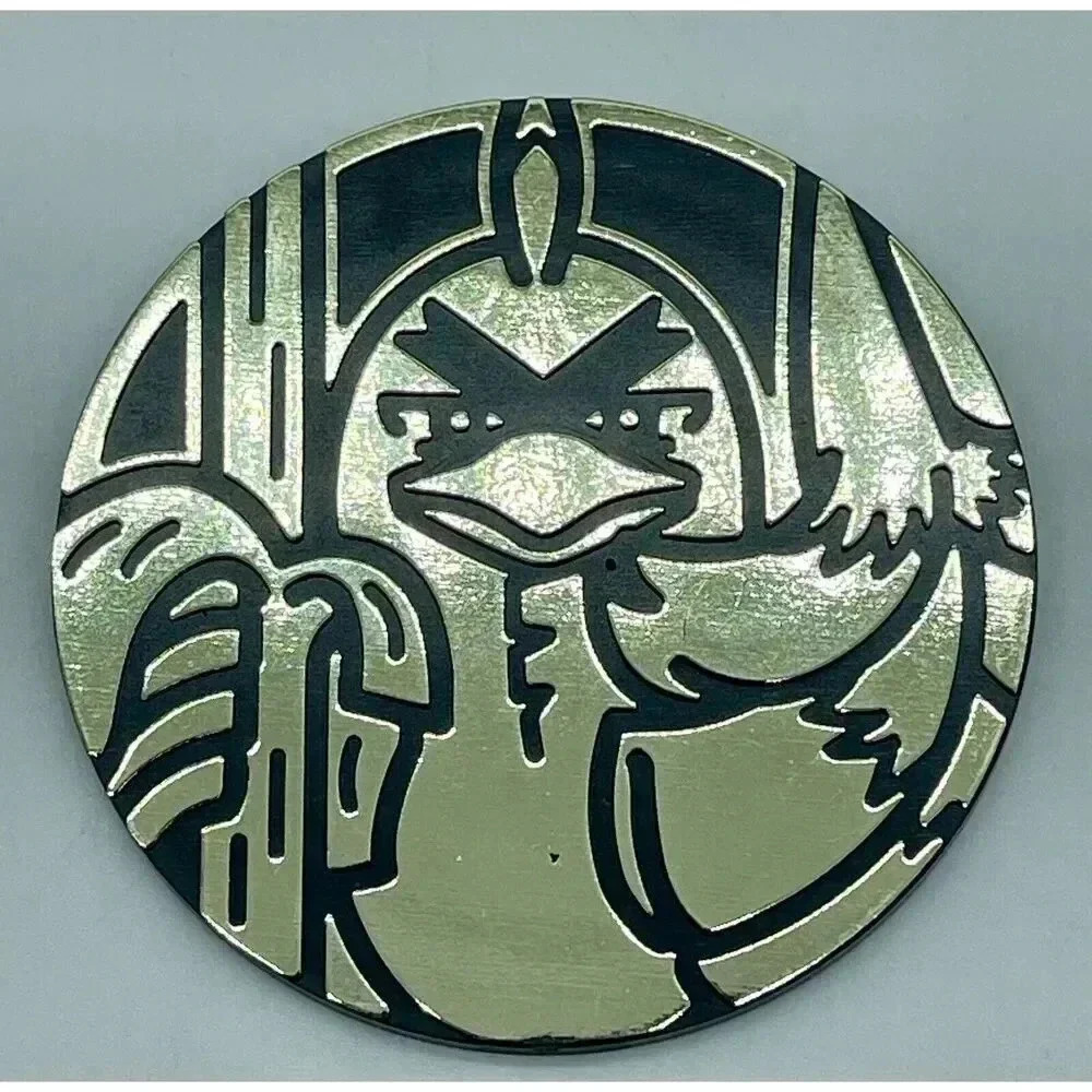 Pokemon Silver Tempest Galarian Sirfetch'd Plastic‎ Gold Coin See Notes